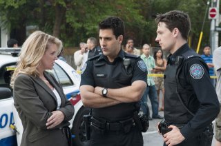 Rookie Blue: Kristina Nicoll, Ben Bass e Gregory Smith nell'episodio A Good Shoot