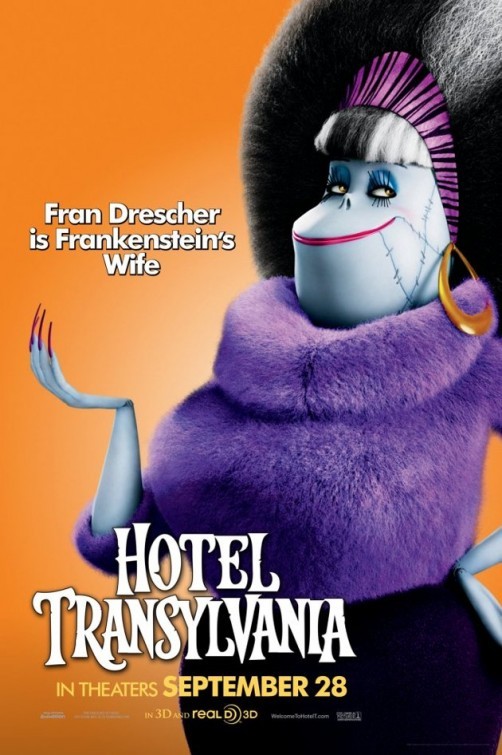 Hotel Transylvania Character Poster Per La Moglie Di Frankestein 249093