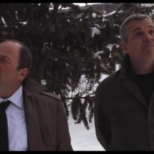 Boxing Day: Danny Huston in una scena del film insieme a Matthew Jacobs