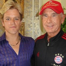 Behind the Candelabra: Matt Damon con il Principe Von Anhalt sul set del film dedicato a Liberace