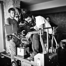 I padroni di casa: Edoardo Gabbriellini sul set