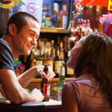 Joseph Gordon-Levitt con Dania Ramirez in Premium Rush