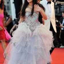 Venezia 2012: Isabelle Adriani sul tappeto rosso