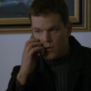 Matt Damon durante una scena del film The Bourne Identity