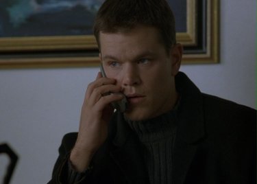 Matt Damon durante una scena del film The Bourne Identity