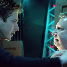 Arthur Darvill e Mark Williams nell'episodio Dinosaurs on a Spaceship della settima stagione di Doctor Who