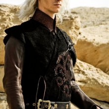 Harry Lloyd in una scena della prima stagione de Il trono di spade