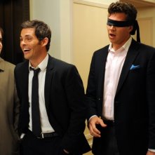 The Wedding Party: Hayes MacArthur, James Marsden, Adam Scott e Kyle Bornheimer in una scena