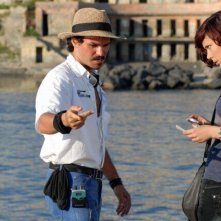 Vitriol: il regista del film Francesco Afro De Falco con la protagonista Roberta Astuti sul set