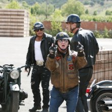 I Cesaroni 5: Claudio Amendola, Max Tortora ed Antonello Fassari in una scena della nuova stagione