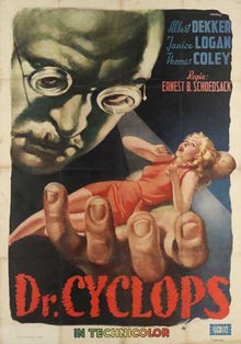 Il dottor Cyclops: la locandina del film