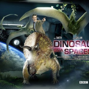 Doctor Who: un wallpaper dell'episodio Dinosaurs on a Spaceship