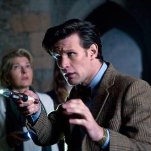 Matt Smith e Jemma Redgrave nell'episodio The Power of Three della serie TV Doctor Who