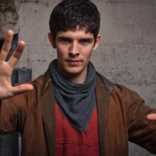 Merlin: Colin Morgan in un'immagine promozionale della quinta stagione