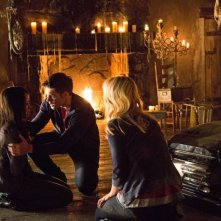 The Vampire Diaries: Candice Accola, Kat Graham e Steven R. McQueen nell'episodio Growing Pains