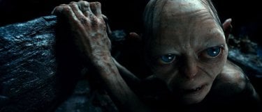 Andy Serkis como Gollum em O Hobbit: Uma Jornada Inesperada