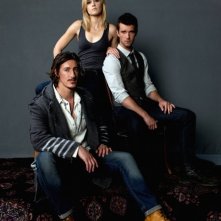 Haven: Emily Rose, Eric Balfour e Lucas Bryant in una foto promozionale della stagione 3