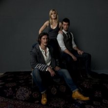 Haven: Emily Rose, Eric Balfour e Lucas Bryant in una immagine promozionale della stagione 3