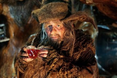 Sylvester McCoy nei panni di Radagast the Brown in una scena di Lo Hobbit - Un viaggio inaspettato