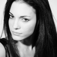 Lavinia Guglielman in uno scatto in bianco e nero.