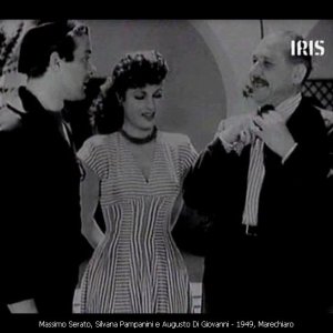 Massimo Serato, Silvana Pampanini e Augusto Di Giovanni in Marechiaro del 1949