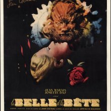 Una splendida locandina del film La Bella e la Bestia (1946)
