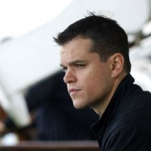 Un primo piano di Matt Damon in Promised Land