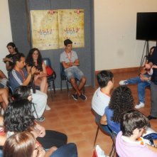 L'era glaciale 4: Continenti alla deriva: Marco Guadagno tiene una lezione di doppiaggio ai ragazzi delle giurie di giffoni