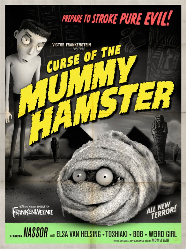 Frankenweenie Memorabilia Curse Of The Mummy Hamster 252730