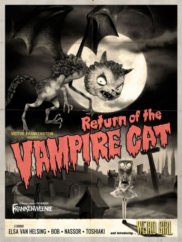 Frankenweenie Memorabilia Return Of The Vampire Cat 252732