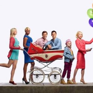 Il cast di the New Normal in una foto promozionale