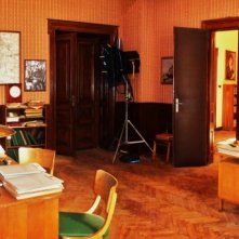 Il Commissario Nardone - scenografia realizzata da G. Pirrotta - ufficio del Commissario Nardone