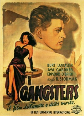 Locandina italiana del film I Gangsters (1946)