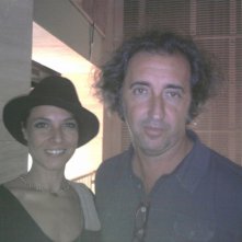 LORENZA CAROLEO con il regista PAOLO SORRENTINO sul set del film La Grande Bellezza.