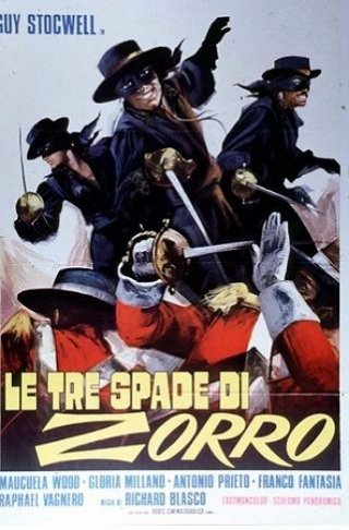 Le tre spade di Zorro: la locandina del film