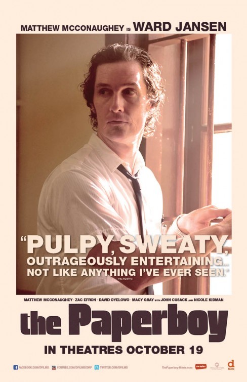 The Paperboy Character Poster Per Matthew Mcconaughey 253211