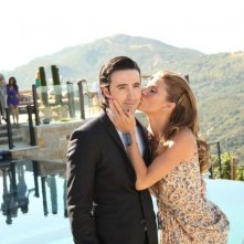 90210: AnnaLynne McCord e Josh Zuckerman nell'episodio The Sea Change