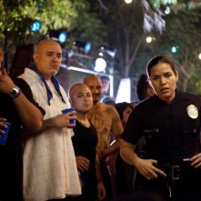 End of Watch - Tolleranza zero: America Ferrera in una scena del film nei panni dell'agente Orozco