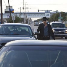 Matthew McConaughey, protagonista di Killer Joe, in una scena del film