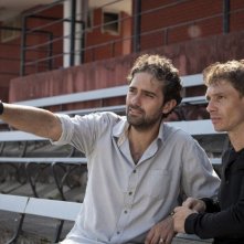 Nottetempo: il regista Francesco Prisco con Giorgio Pasotti sul set