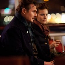 Taken: la vendetta, Liam Neeson insieme a Maggie Grace in una scena del film