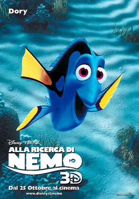 Alla Ricerca Di Nemo In 3D Il Character Poster Italiano Di Dory 253825