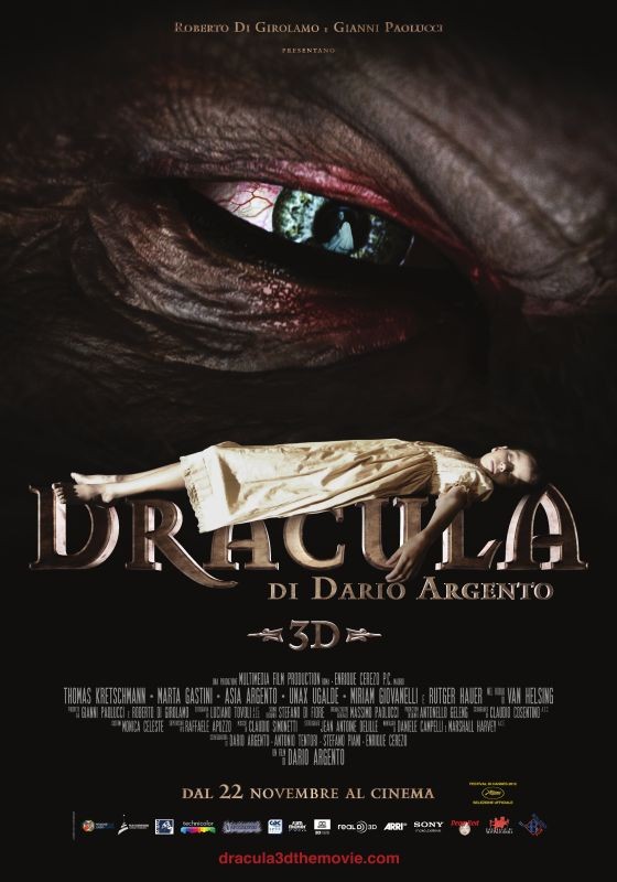 Dracula 3D La Locandina Italiana Del Film Di Dario Argento 253725