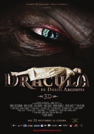 Dracula 3D: la locandina italiana del film di Dario Argento