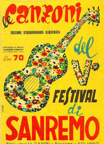 Festival Di Sanremo 1955 Una Rivista Con Le Canzoni Della Kermesse Canora 253847