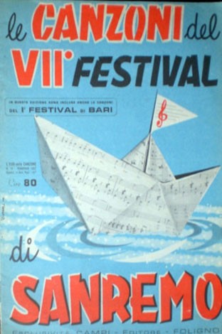 Festival Di Sanremo 1957 Una Rivista Con Le Canzoni Della Kermesse Canora 253849