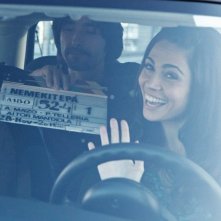 La bella Itziar Atienza sul set di Bypass