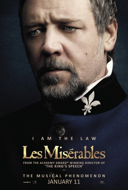 Les Miserables Ecco La Nuova Locandina Che Mostra Russell Crowe Nel Ruolo Di Javert 253853