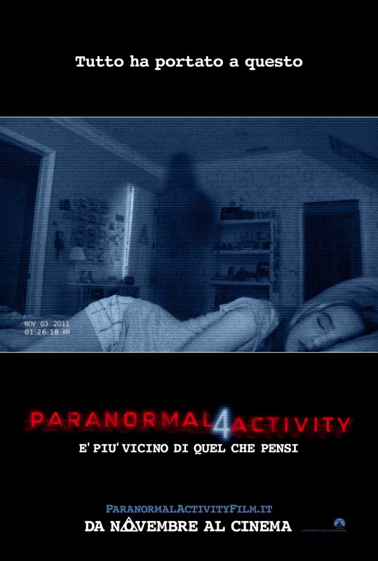 Paranormal Activity 4 La Locandina Italiana Del Film 253851