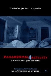 Paranormal Activity 4: la locandina italiana del film